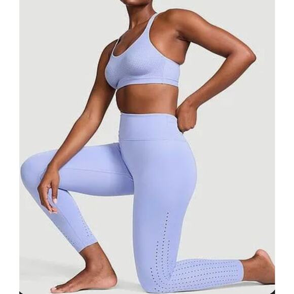 Victorias Secret VS Essential High-Rise Perforated Leggings Size Small - Picture 2 of 9